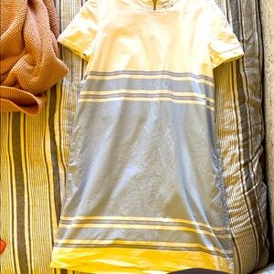 Mini white and blue dress